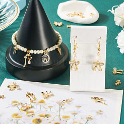 16шт 8 стиля латунные микропаве прозрачные кубические подвески из циркония&nbsp;KK-TA0001-89