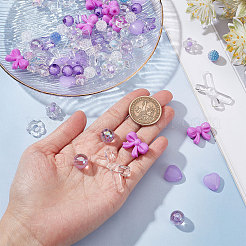 Fai da te carino kit per la creazione di braccialetti elasticizzati con perline&nbsp;DIY-SC0020-60B