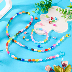 300 шт. окрашенных распылением деревянных бусин схима&nbsp;WOOD-TA0002-83A