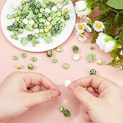 Фарфоровые бусины ручной работы&nbsp;PORC-HS0001-11