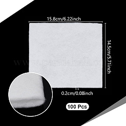 Quadratische Blume wasserabsorbierende Baumwolle&nbsp;DIY-WH0308-821A