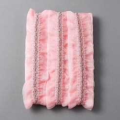 Bordure en dentelle plissée en polyester&nbsp;OCOR-WH0060-36E