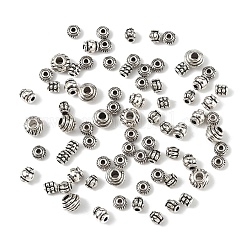 370 шт. 6 бусины-проставки в тибетском стиле&nbsp;TIBE-YW0001-75