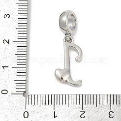 Encantos colgantes europeos de latón&nbsp;KK-Z097-01J-GP