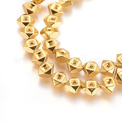 Гальванические немагнитная синтетический гематит бисер пряди&nbsp;G-P423-08G