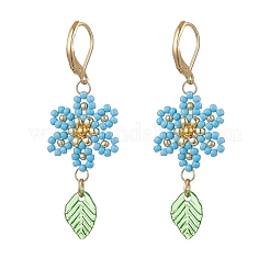 Pendientes de acero inoxidable 304 con cierre de palanca&nbsp;EJEW-MZ00456-05