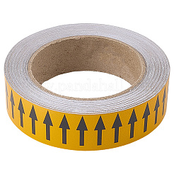 Ruban adhésif fléché directionnel en PVC pour tuyaux&nbsp;AJEW-WH20020-641A