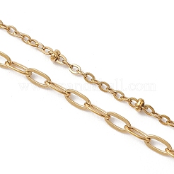 Изготовление браслета-цепочки из нержавеющей стали 304&nbsp;AJEW-JB01515-02