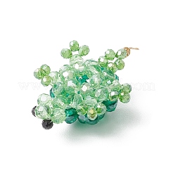 3d подвески из гальванического стекла с бисером в виде черепахи&nbsp;PALLOY-MZ00674