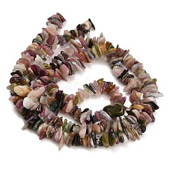 Colliers de perles de tourmaline multicolores naturelles&nbsp;LS-G-D108-A01-01