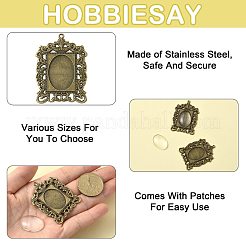 Наборы для изготовления прямоугольных подвесок своими руками&nbsp;DIY-FS0009-38