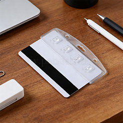 5 porte-carte d'identité en plastique&nbsp;OFST-CP0001-17