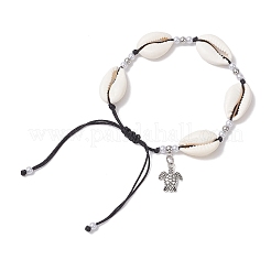 Braccialetti con ciondolo tartaruga in lega&nbsp;BJEW-JB11758-07