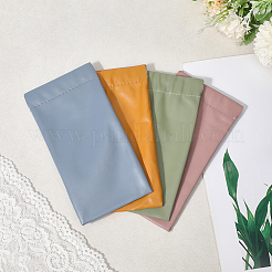 4шт 4-цветный прямоугольный футляр для очков из искусственной кожи&nbsp;AJEW-DJ0003-93