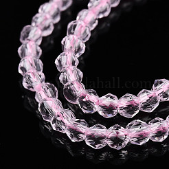 Chapelets de perles en verre transparente  &nbsp;GLAA-H021-03-22