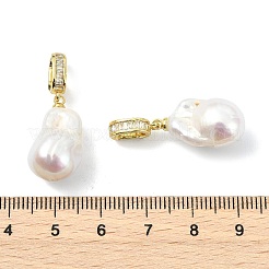 Anhänger aus natürlicher barocker Keshi-Perle und Edison-Perle&nbsp;PALLOY-JF05285