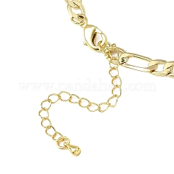Цепочки Фигаро из латуни толщиной 5.5 мм&nbsp;NJEW-JN05575