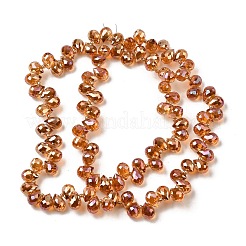 Гальваническим стеклянные бусины&nbsp;EGLA-K062-01B-HP05