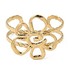 Стильные браслеты-манжеты из нержавеющей стали 304&nbsp;BJEW-K302-01C-G