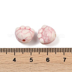 Акриловые бусины имитация бирюзы&nbsp;OACR-S047-03