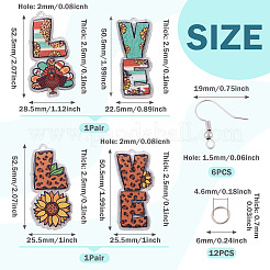 Kits de fabrication de boucles d'oreilles bricolage&nbsp;DIY-TA0015-74