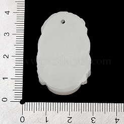 Резные подвески из натурального белого нефрита&nbsp;G-S384-01A