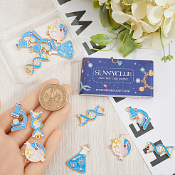 16шт 4 стиля подвески из сплава с эмалью&nbsp;FIND-SC0011-01