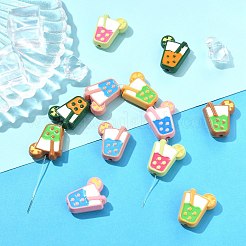 12 Stück 6 Farben handgezeichnete Acryl-Emaille-Perlen&nbsp;OACR-CJ0002-74