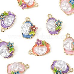 10 шт. Подвески из сплава с эмалью&nbsp;ENAM-FS0003-24