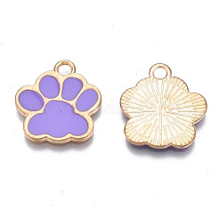 Pendentifs d'émail en alliage&nbsp;ENAM-T016-22LG-D-RS