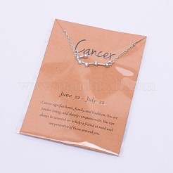 Colliers pendentifs en alliage de strass&nbsp;NJEW-WH0007-02F