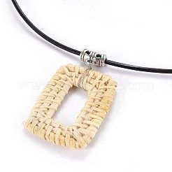 Collares colgantes tejidos&nbsp;NJEW-JN02311