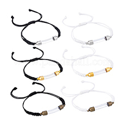 6 stücke 6 arten transparent glas fläschchen link armbänder&nbsp;BJEW-PH01888