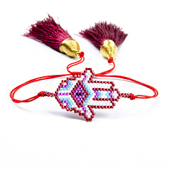 Браслеты из стеклянных бусинок&nbsp;AU4497-1