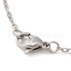 Ожерелья с подвеской в форме сердца из стеклянного семени&nbsp;NJEW-MZ00020-02