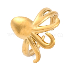 Offene Manschettenringe aus 304 Edelstahl mit Meerestiermotiv&nbsp;RJEW-Q005-01C-G