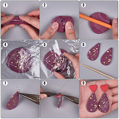 Aretes de diy haciendo kits de búsqueda&nbsp;DIY-SC0018-77