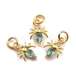 Латунные микро проложить кубического циркония подвески&nbsp;KK-A156-01G-RS