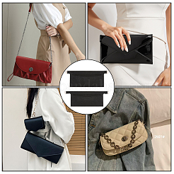 2 pieza de inserto organizador de monedero de fieltro de 2 colores&nbsp;FIND-CN0001-87