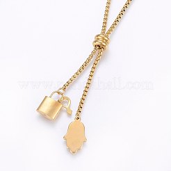 Juegos de joyas de acero inoxidable 304&nbsp;SJEW-O091-08G