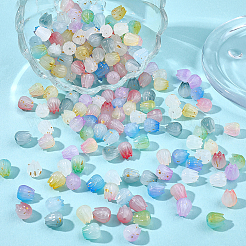 450pcs 9 Farben undurchsichtige Acrylperlen&nbsp;OACR-BM0001-14