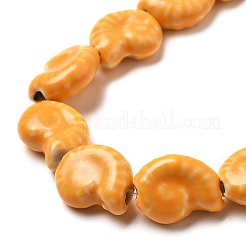 Фарфоровые бусины ручной работы серии «Океан»&nbsp;PORC-R002-03-01