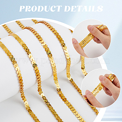 1 rollo de cinta de lentejuelas de PVC brillantes&nbsp;OCOR-SP0001-02C