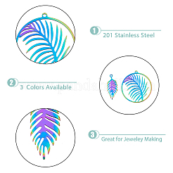 12 шт. 6 стиля подвески из нержавеющей стали 201&nbsp;STAS-DC0013-81