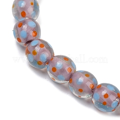 Нити ламвордских бусин ручной работы&nbsp;LAMP-P069-01A-07