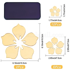 Наклейки с зеркальной стенкой&nbsp;DIY-CN0001-89A