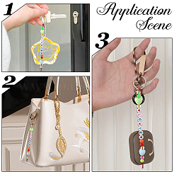 1400 шт. 8 стиля акриловые бусины с горизонтальными отверстиями&nbsp;SACR-PA0001-10