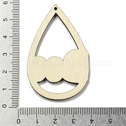 Ciondoli in legno&nbsp;WOOD-M012-02F