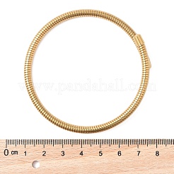 Женские пружинные браслеты из нержавеющей стали 304&nbsp;BJEW-Z086-01G-01