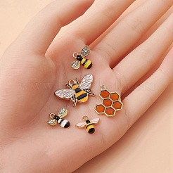 10шт 5 стиля подвески из сплава с эмалью&nbsp;ENAM-YW0003-41